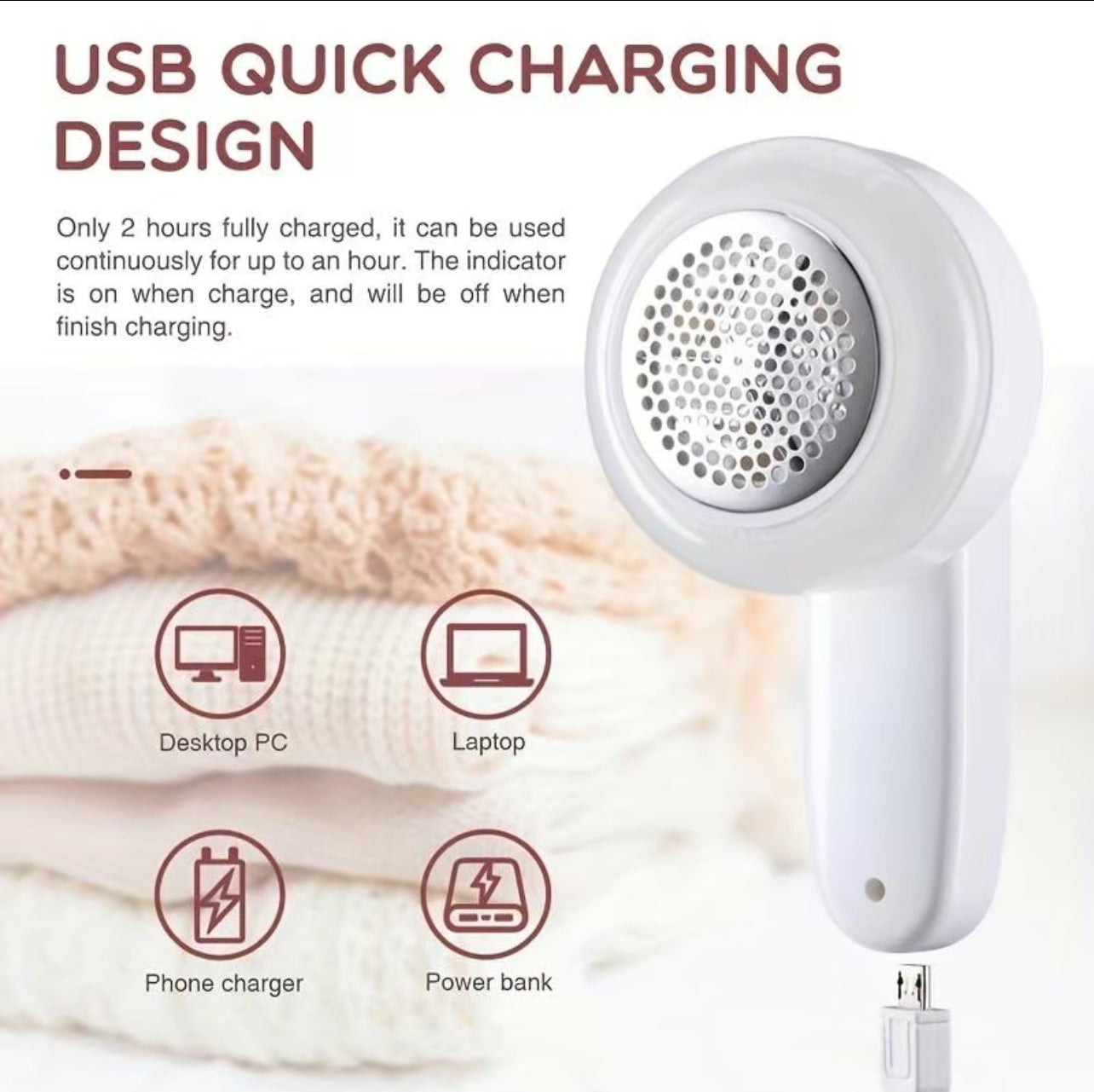 Electric lint remover
